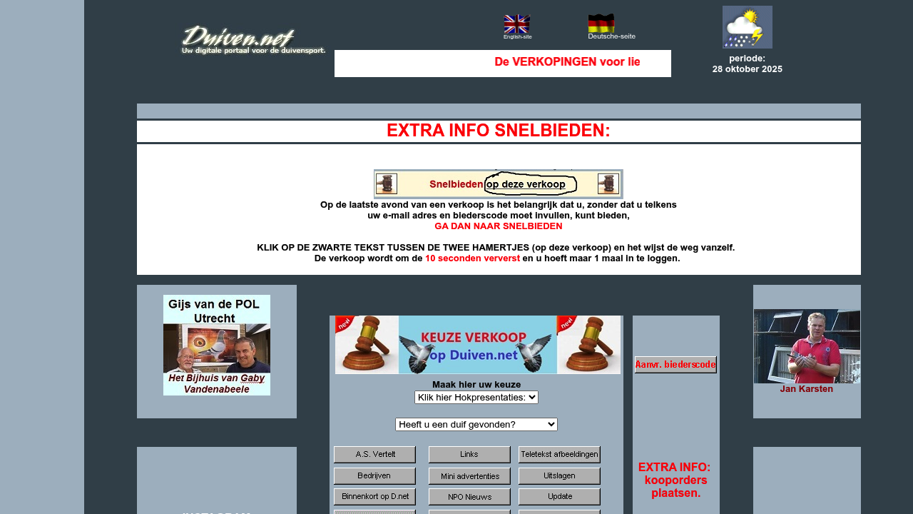 Duiven.net racing pigeon resource image