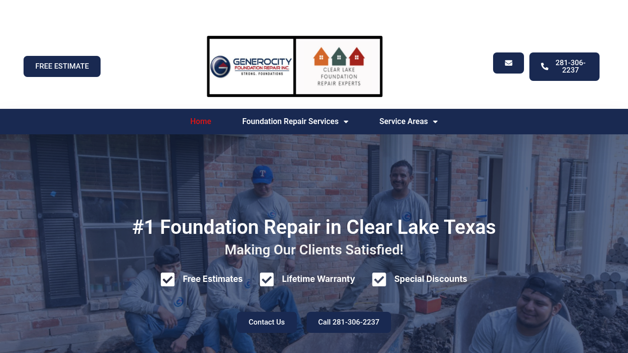 Clear Lake Foundation Repair Experts professional foundation repair services
