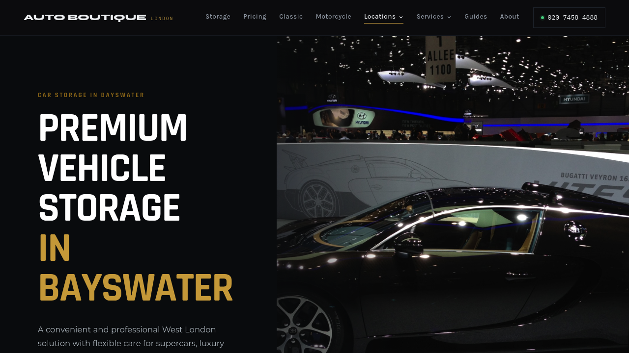 Car Storage London 