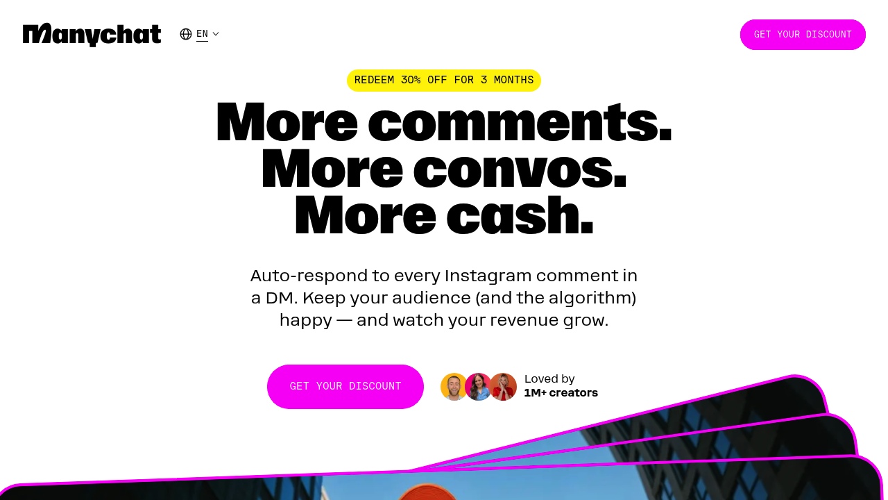 Manychat - Chat Marketing Made Easy  