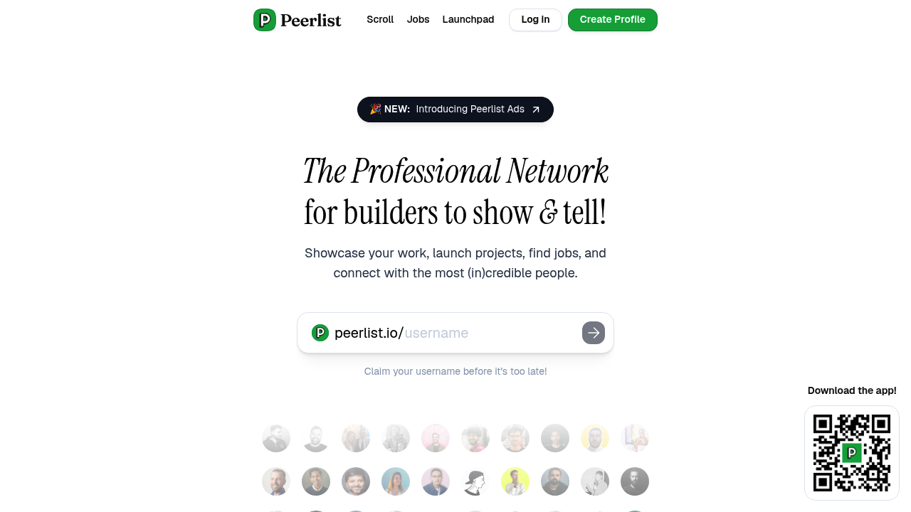 Peerlist Launchpad