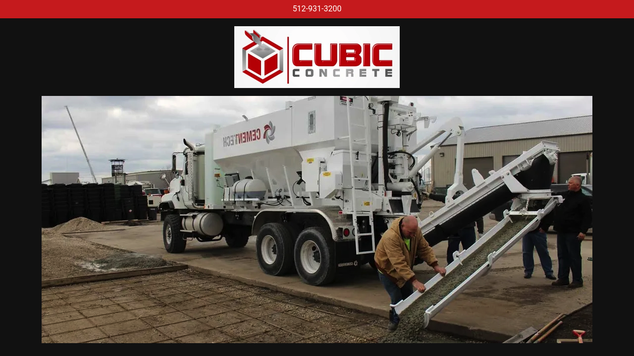 Cubic Concrete professional concrete services