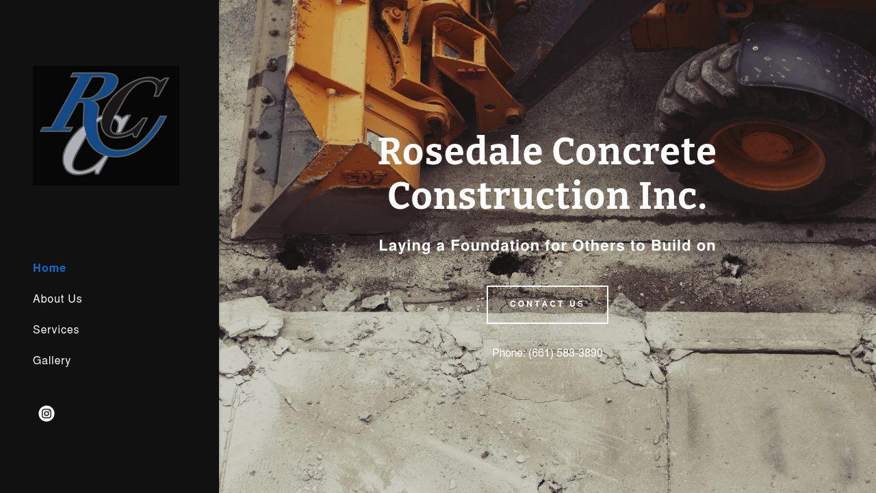 Rosedale Concrete Construction professional concrete services