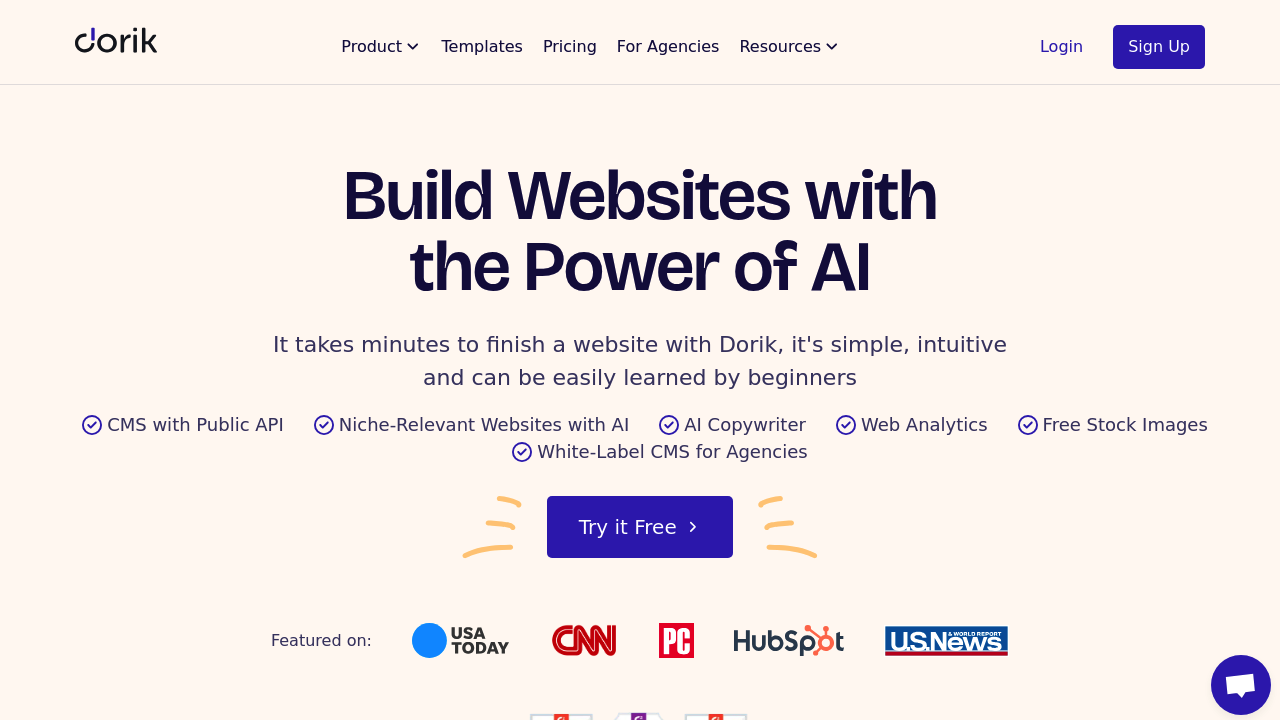 Dorik - AI Website Building Platform