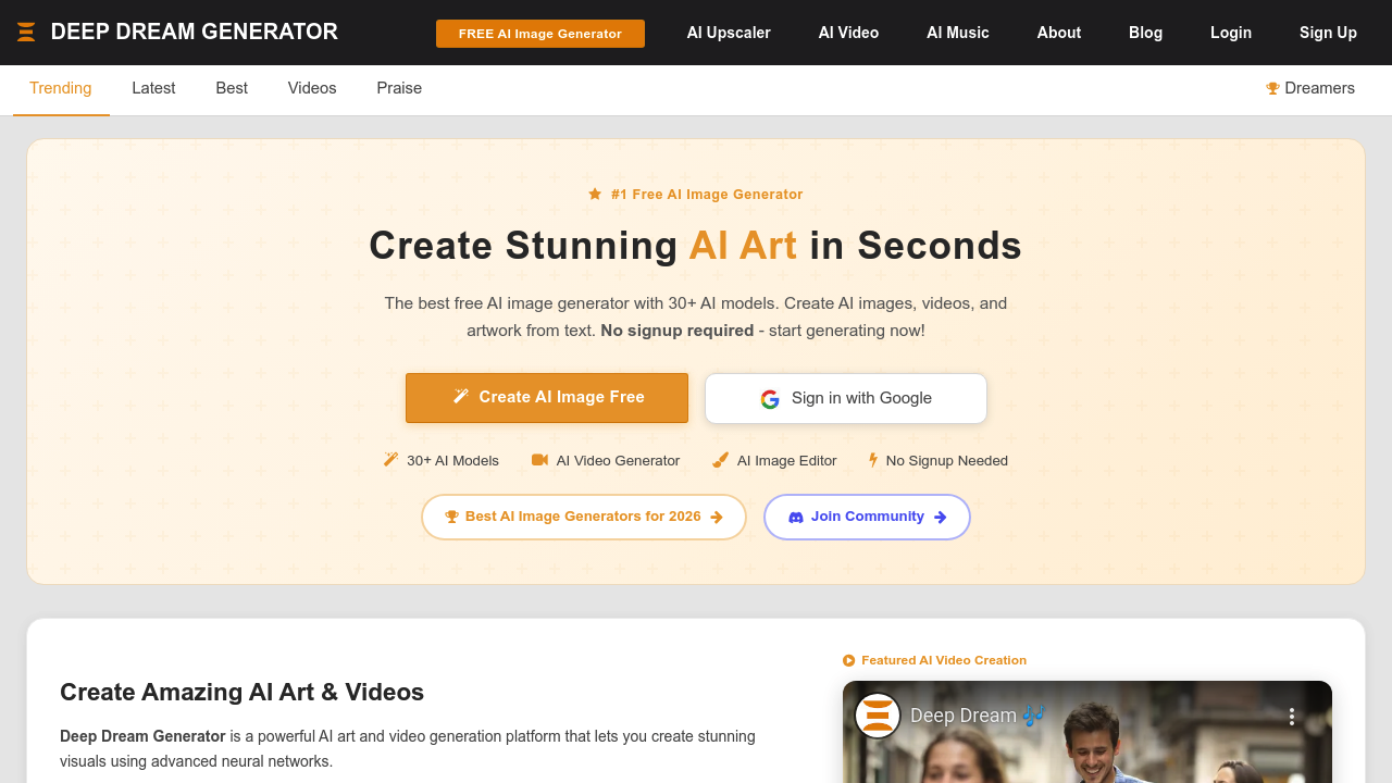 Deep Dream Generator