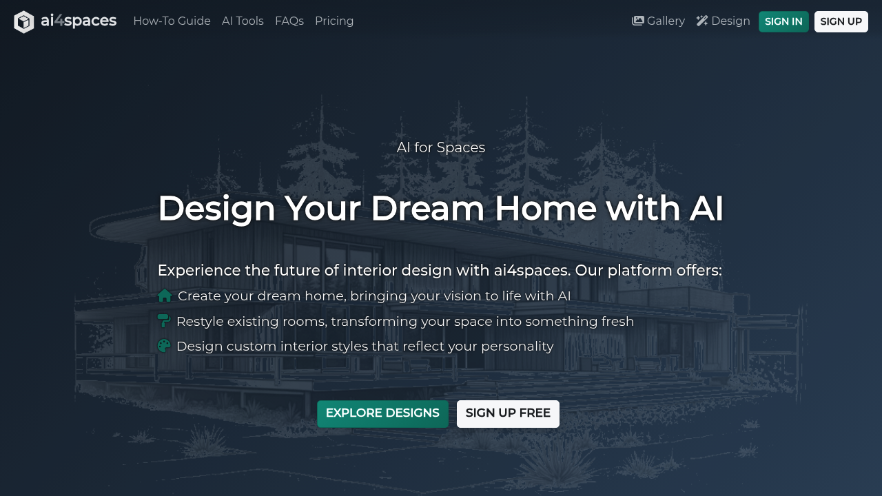 ai4spaces | AI-Powered Interior Design & Home Renovation Platform
