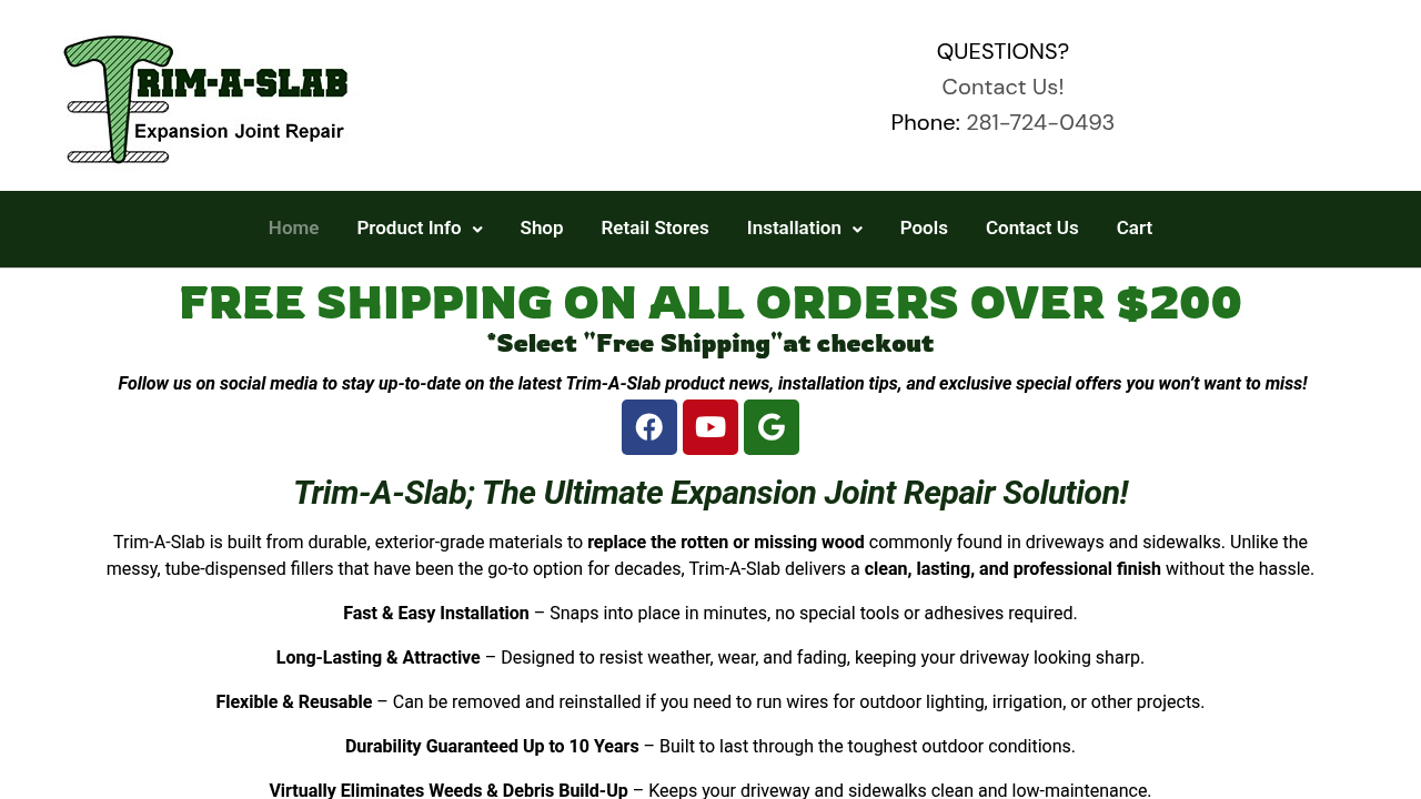 Trim-A-Slab professional concrete services