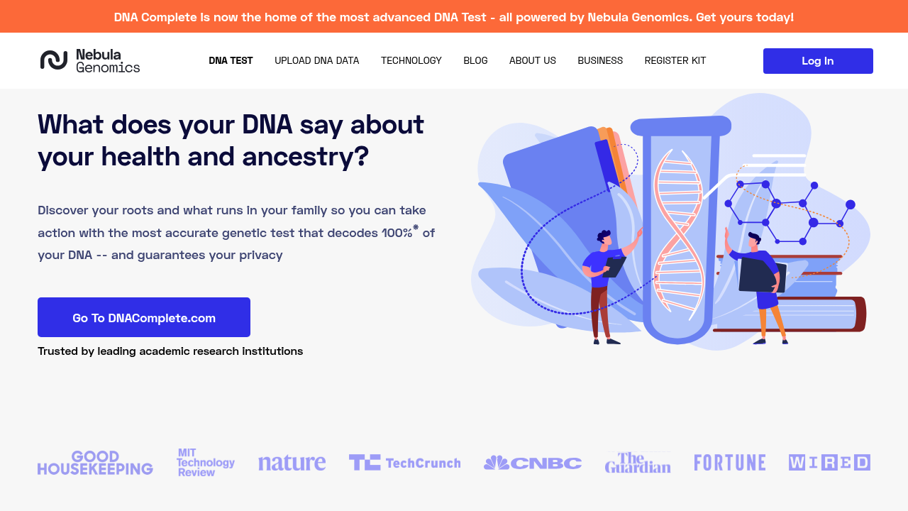 Nebula Genomics - 30x Whole Genome Sequencing - DNA Testing