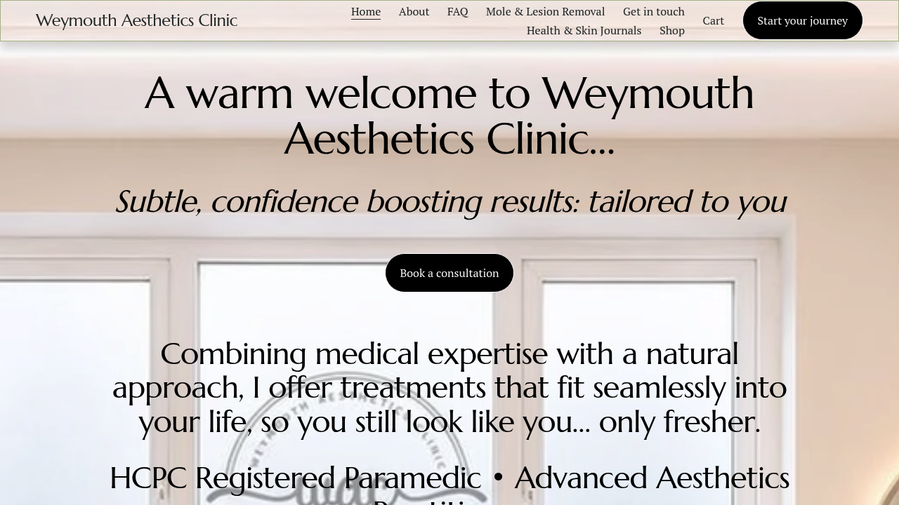 Weymouth Aesthetics Clinic treatment room image