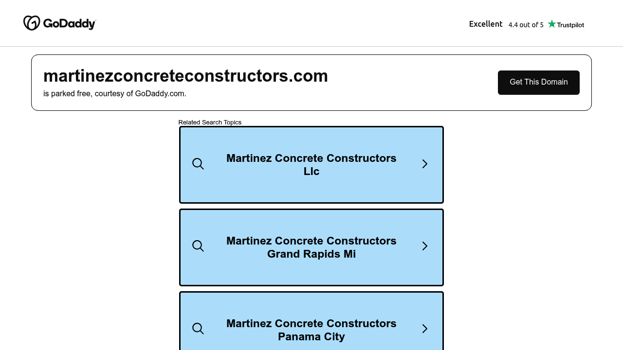 Martinez Concrete Constructors professional concrete services