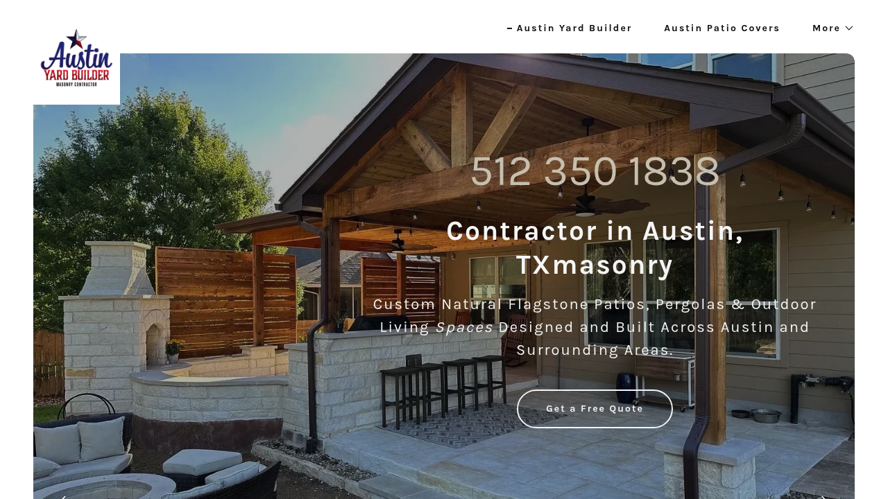 Austin Yard Builder Patio Stone Contractor professional masonry services