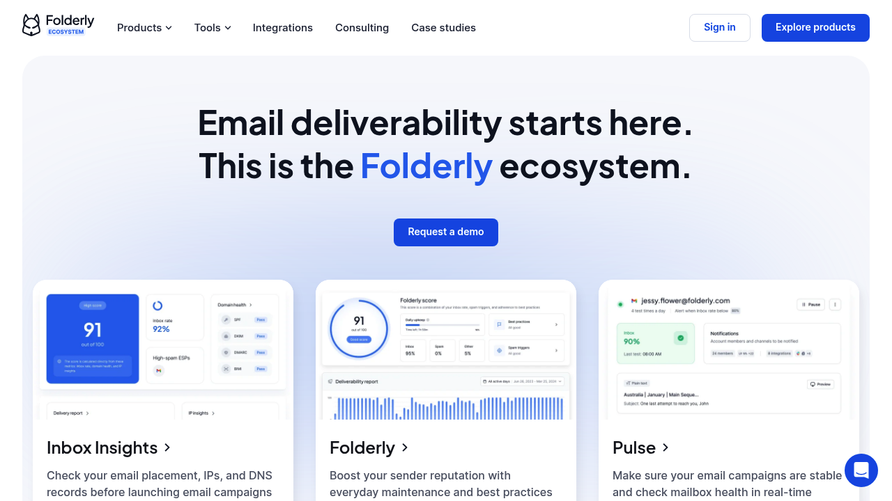 Folderly | Email Deliverability Software To Supercharge Outreach