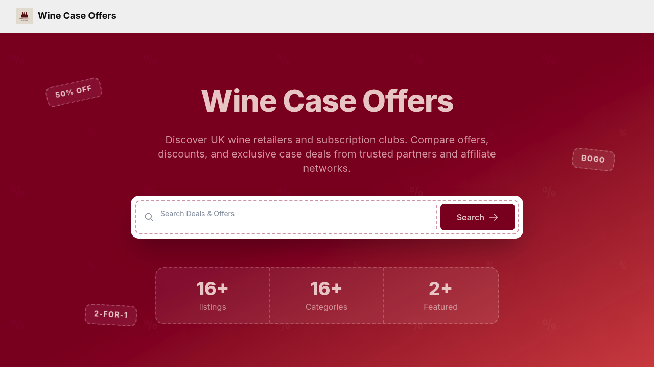 Wine Case Offers