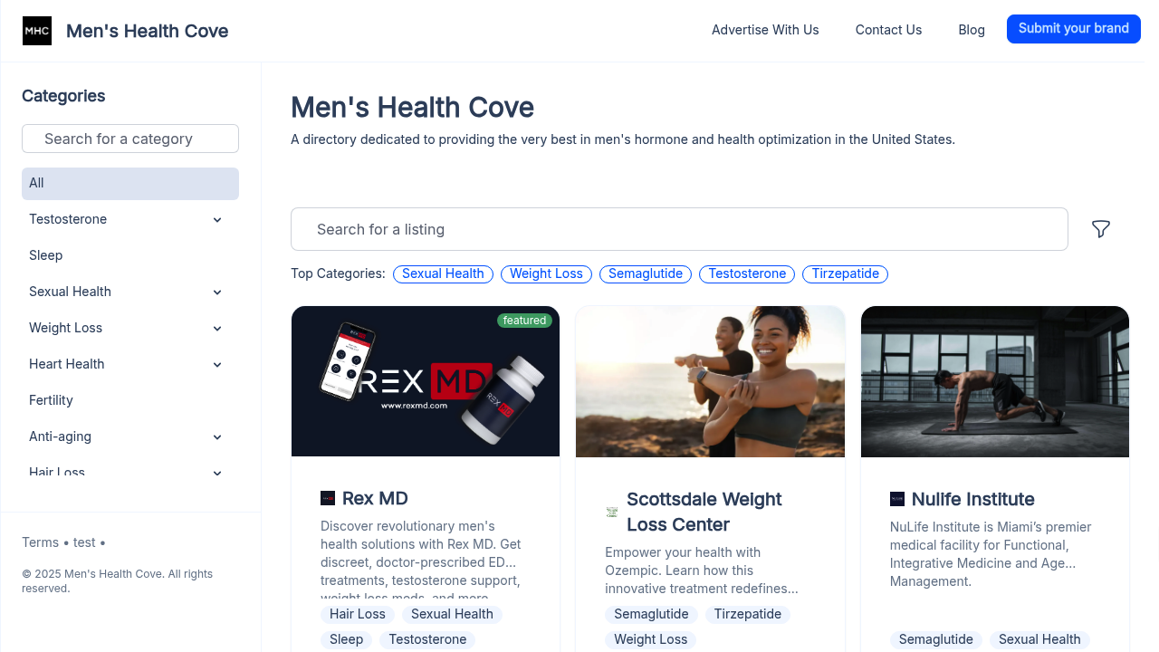 Men's Health Cove