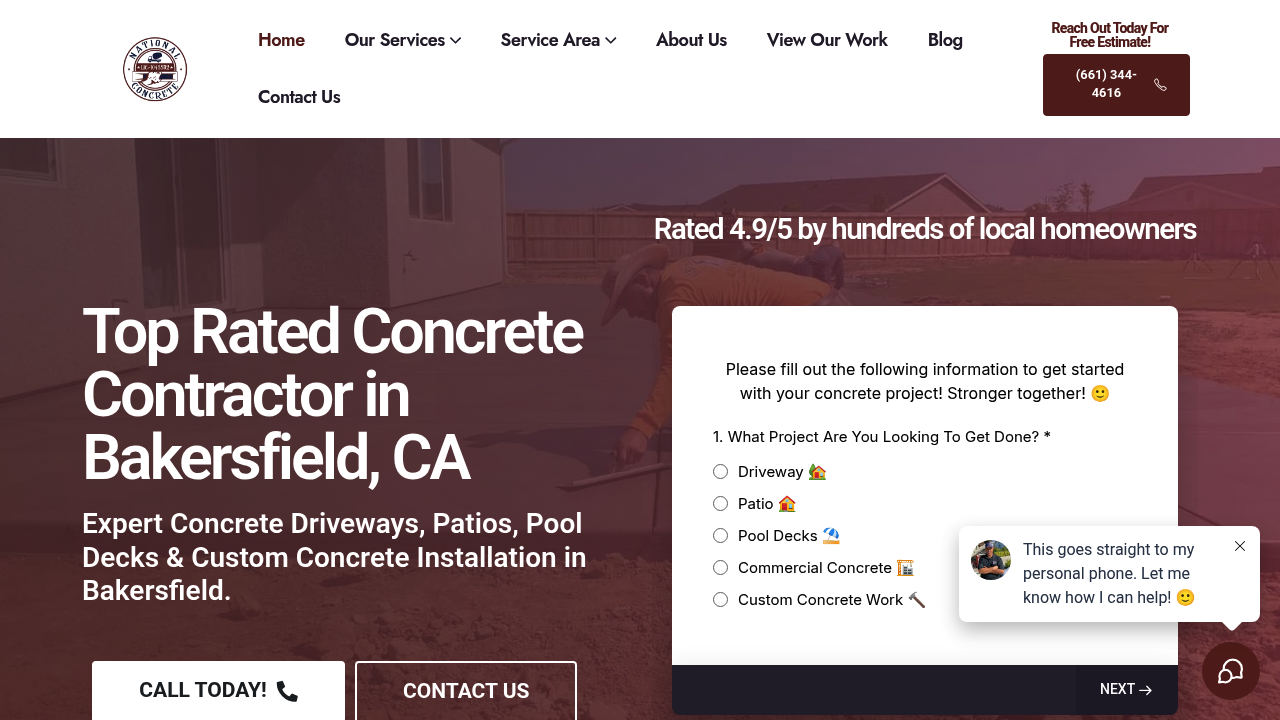 National Concrete professional concrete services