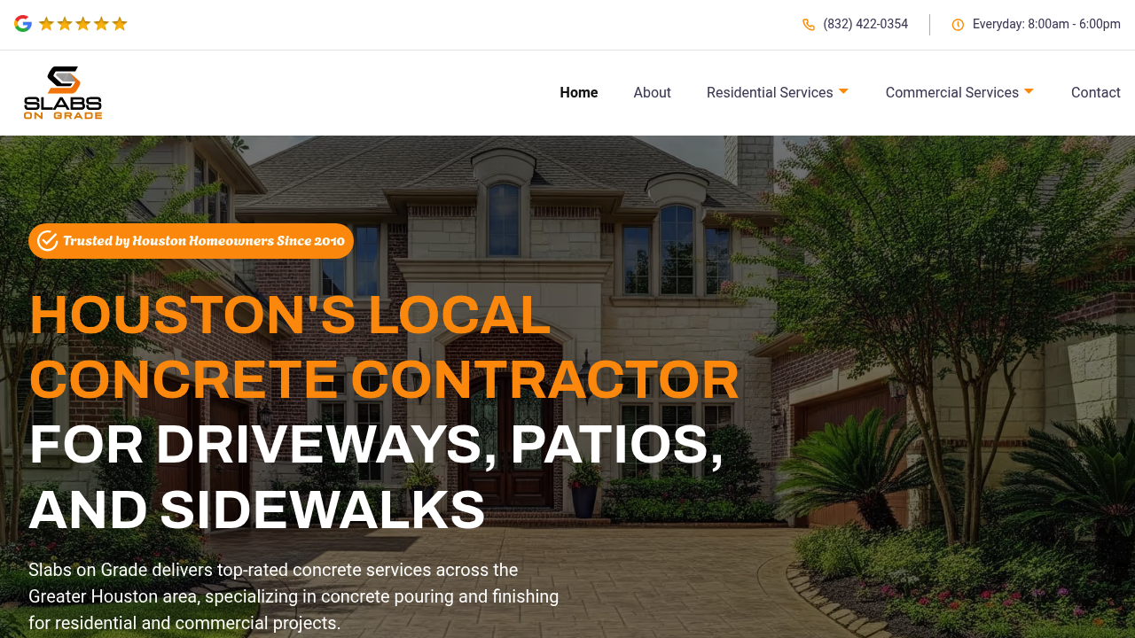 Slabs on Grade professional concrete services