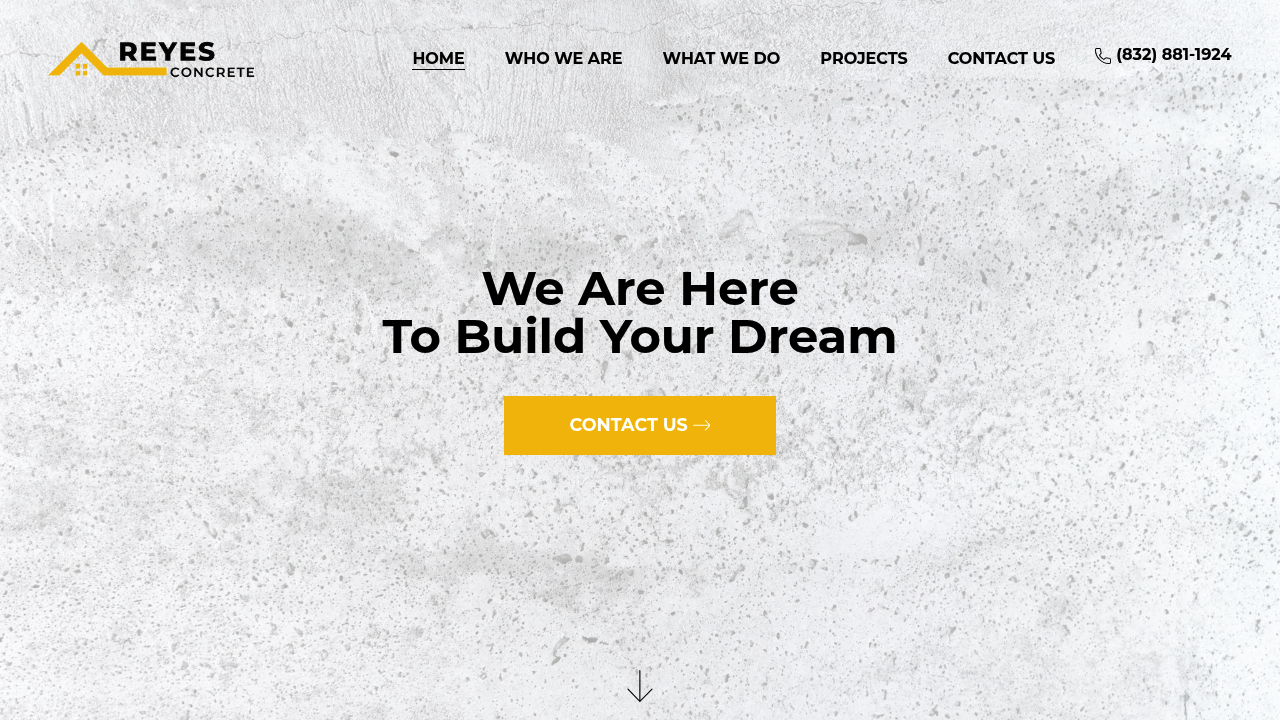 Reyes Concrete Concepts professional concrete services