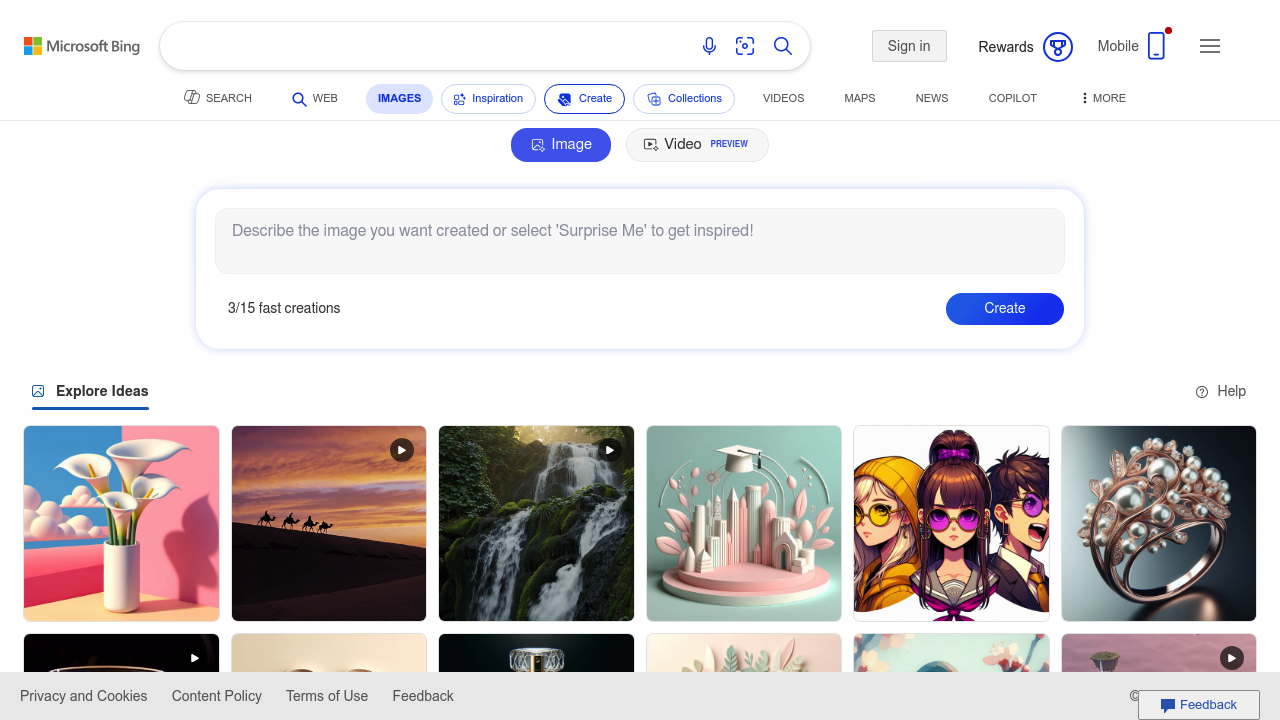 Bing Image Creator