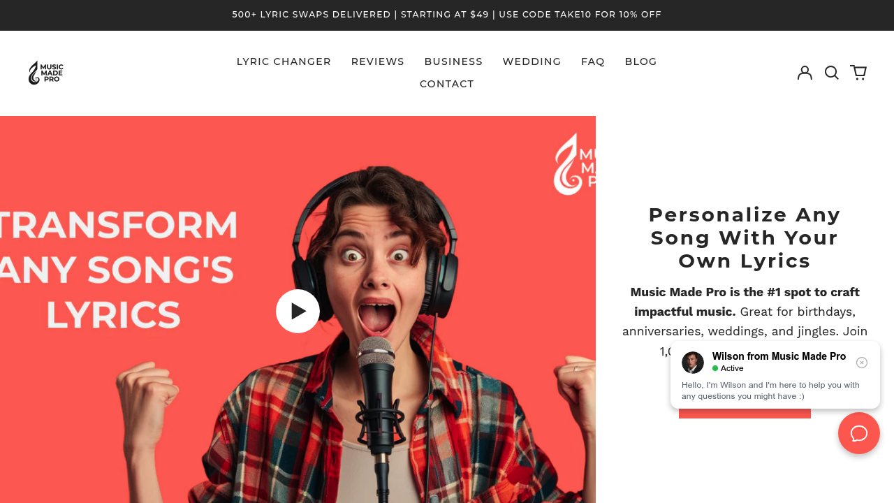 Music Made Pro - Create Unforgettable Lyric Changes