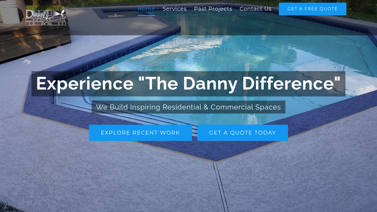Danny's Spray Deck professional concrete services
