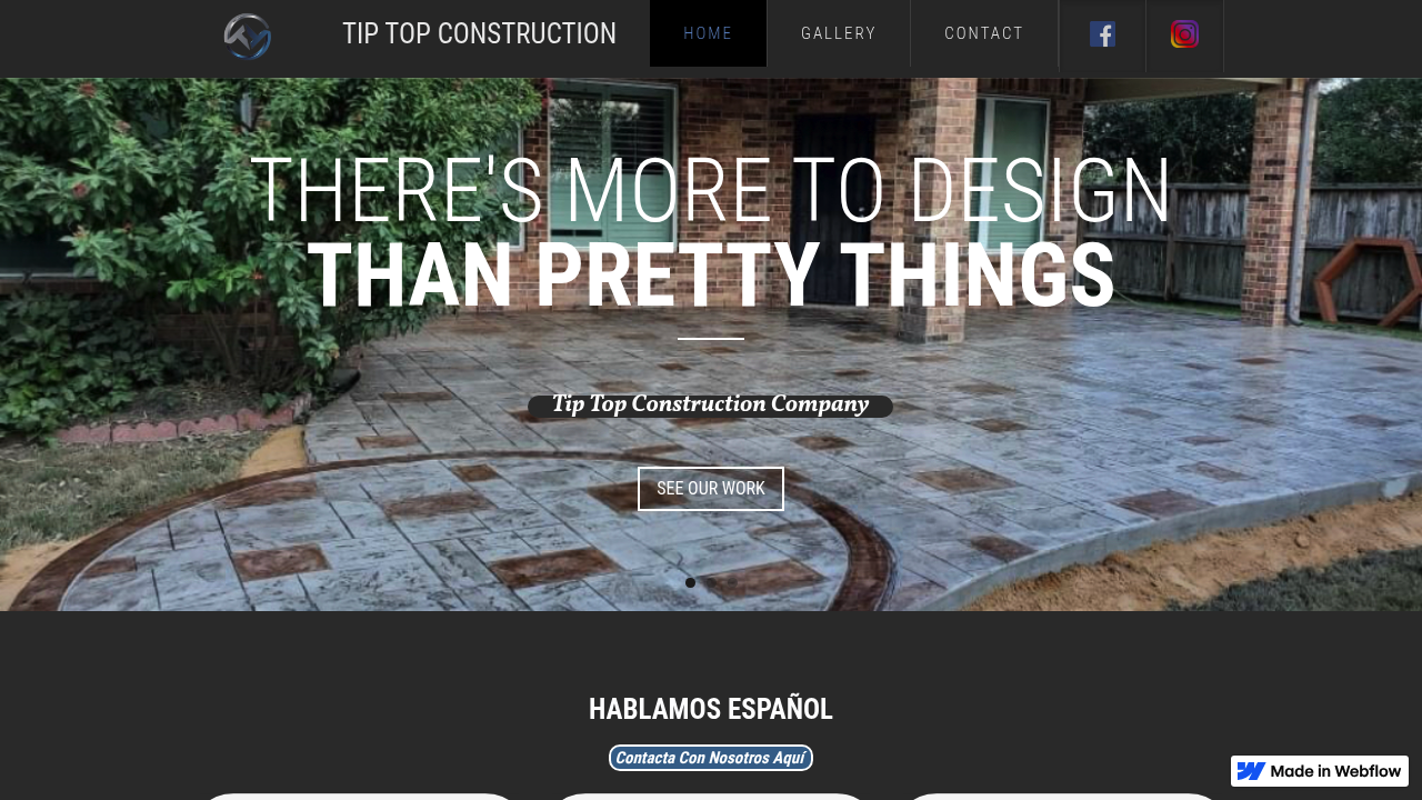 Tip Top Construction Co. professional concrete services