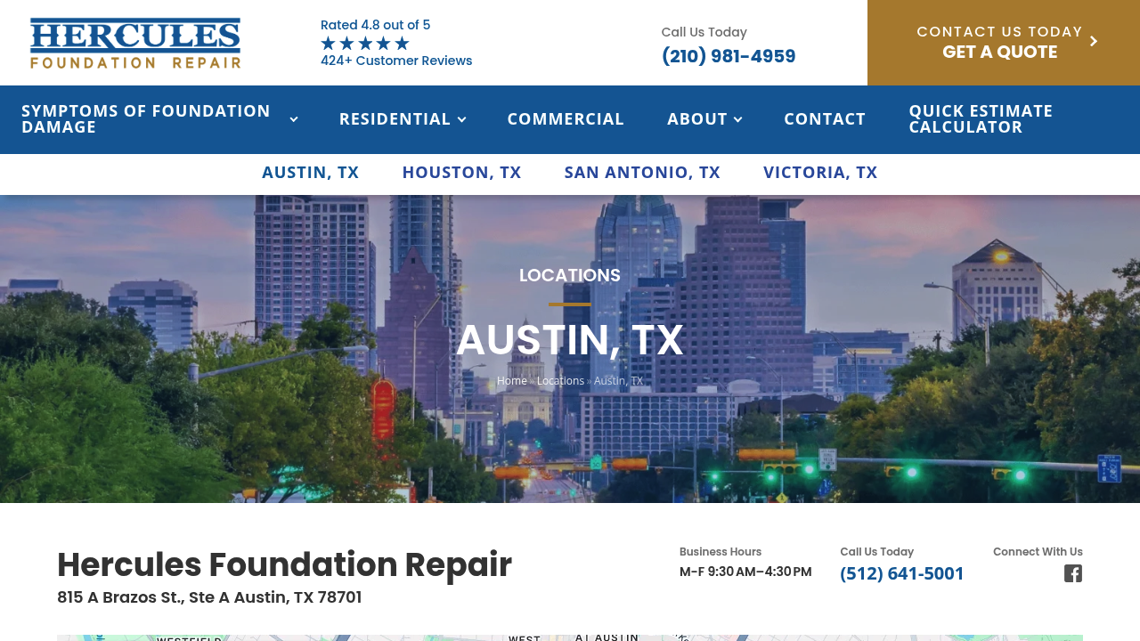 Hercules Foundation Repair & Remodeling professional foundation repair services