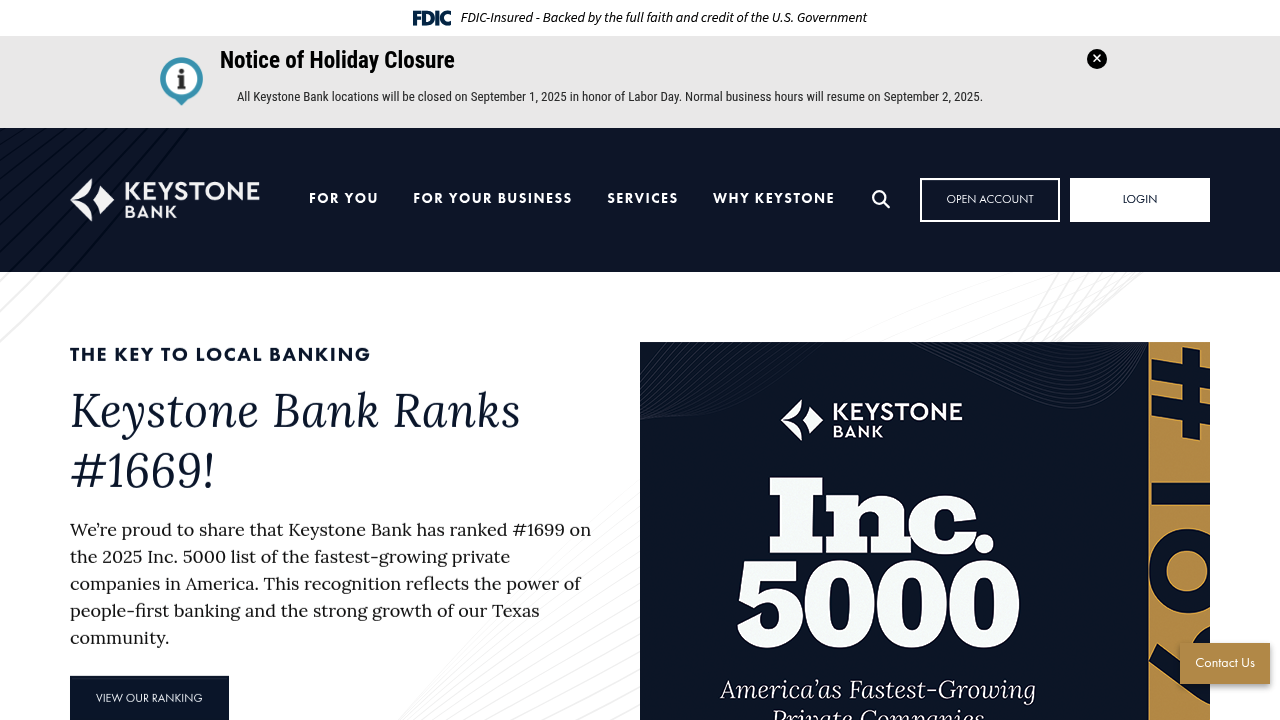 Keystone Bank SSB (TX)