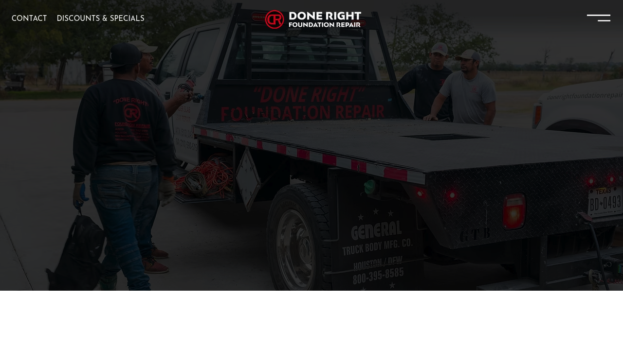 Done Right Foundation Repair professional foundation repair services