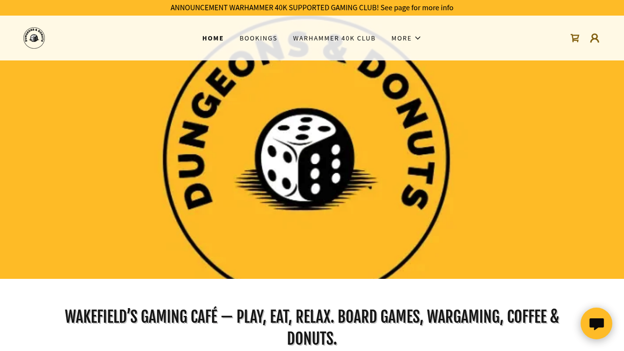 Dungeons & Donuts tabletop cafe image