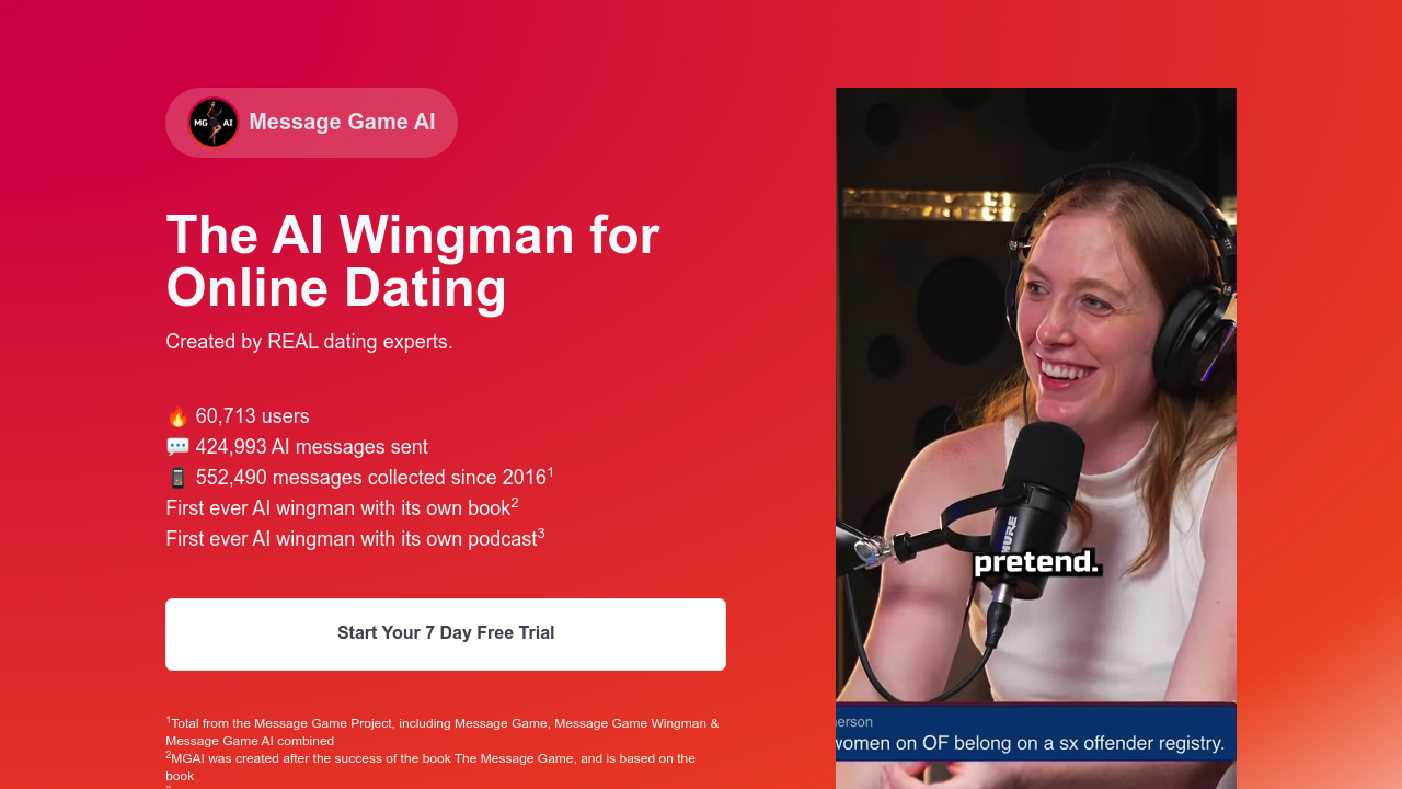 Message Game AI - The AI Wingman for Online Dating