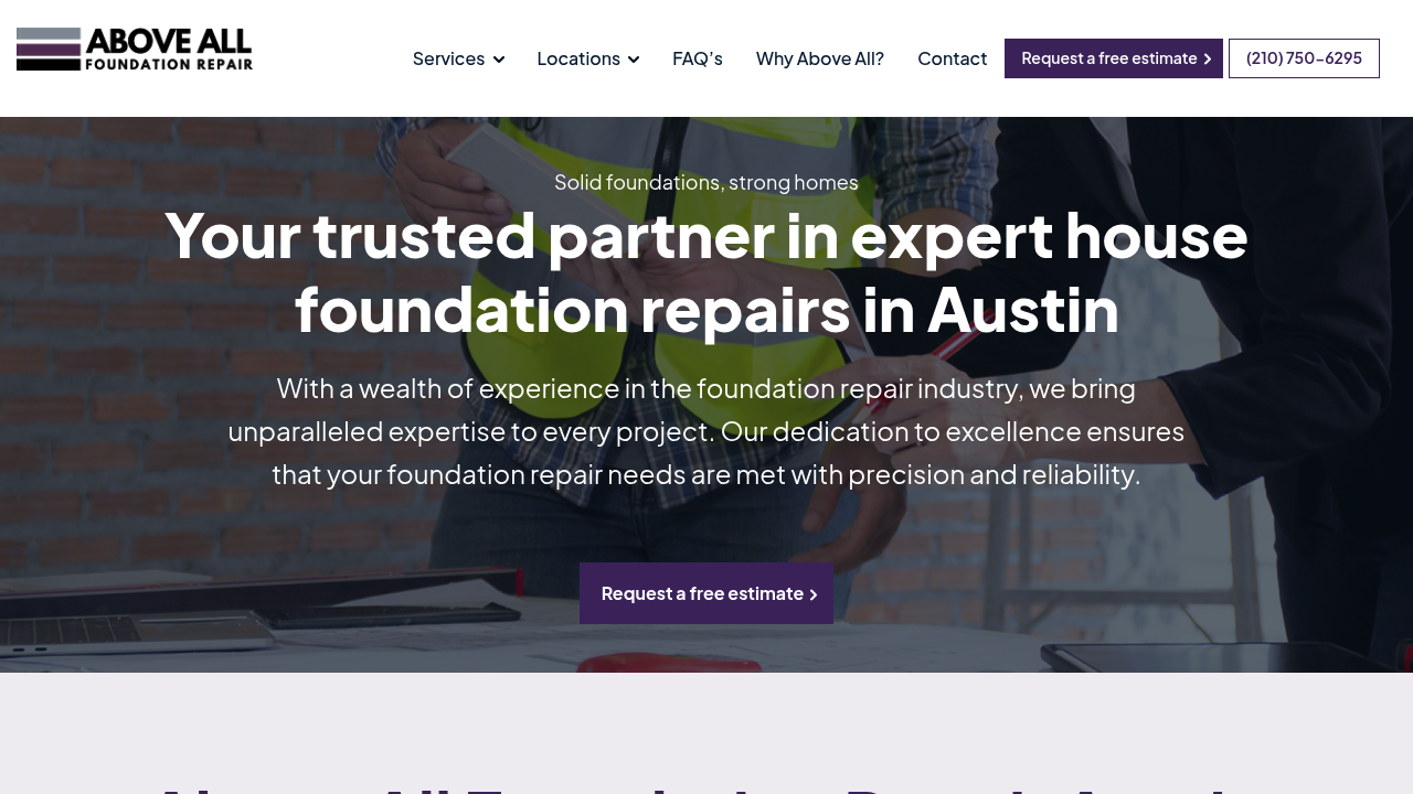 Above All Foundation Repair professional foundation repair services