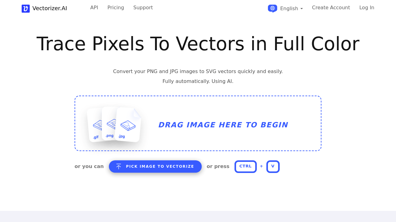 Vectorizer.AI | Convert PNG, JPG files to SVG vectors online