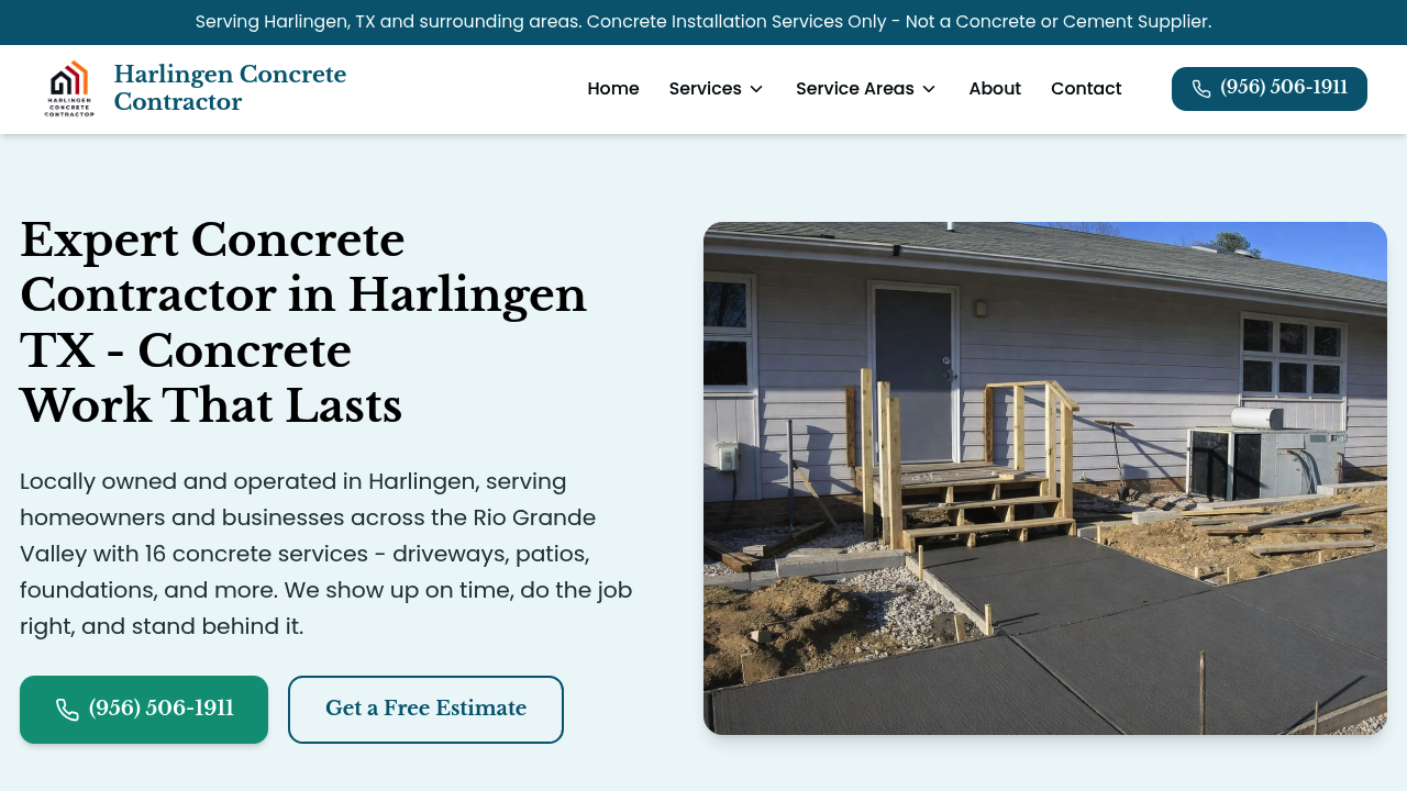 Harlingen Concrete Contractor