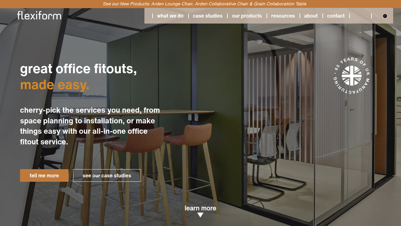 Flexiform office furniture