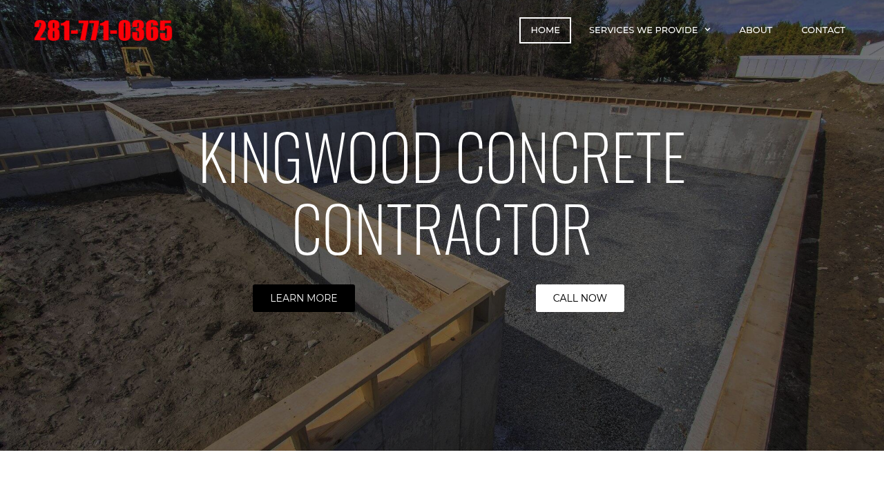 Kingwood Concrete Contractor