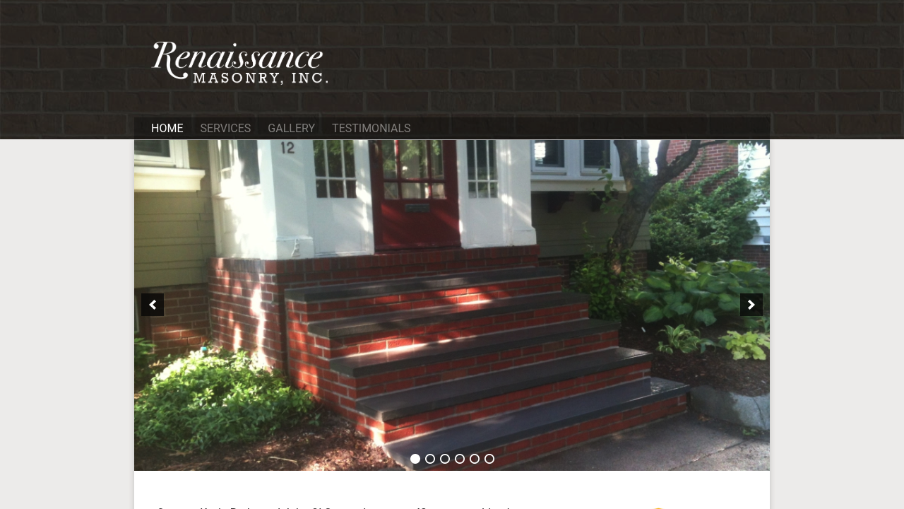 Renaissance Masonry professional masonry services