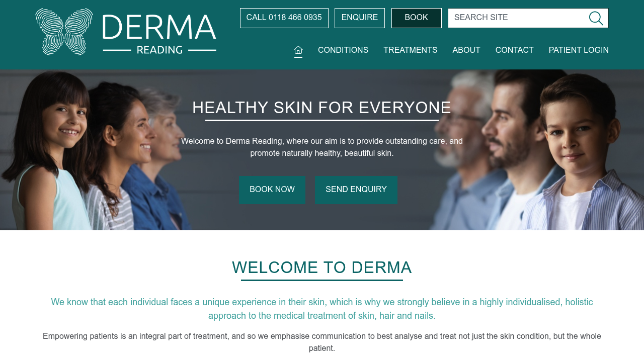 Derma Reading clinic image