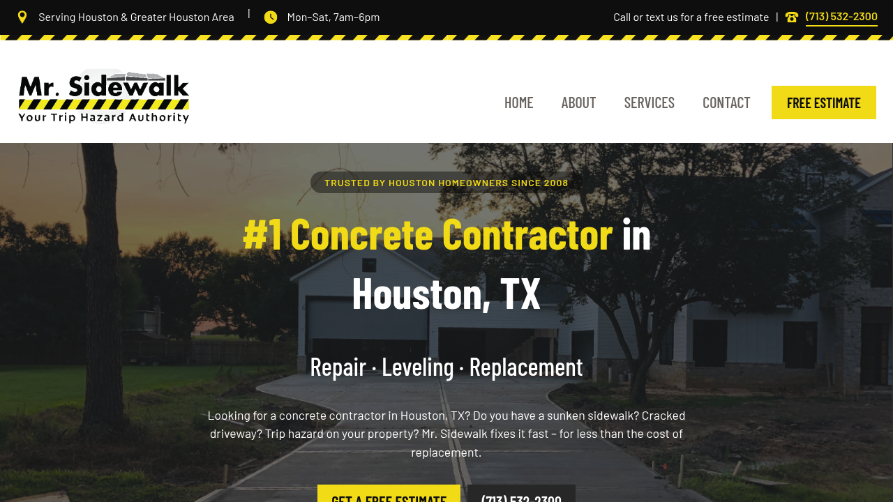 Mr. Sidewalk professional concrete services