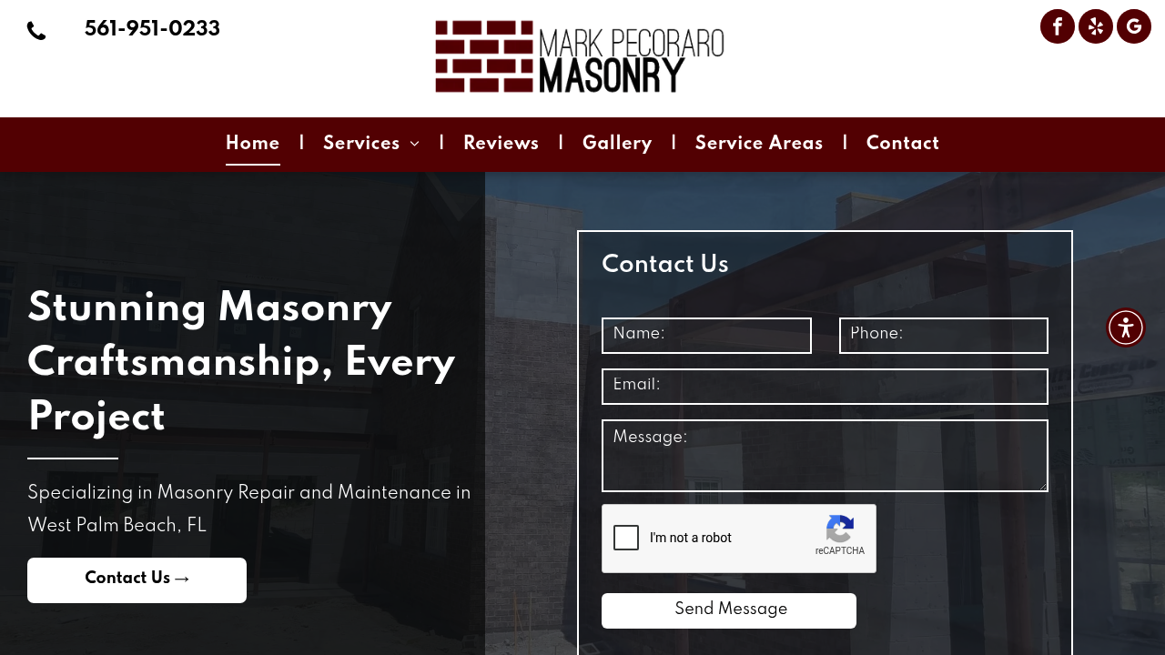 Mark Pecoraro Masonry professional masonry services