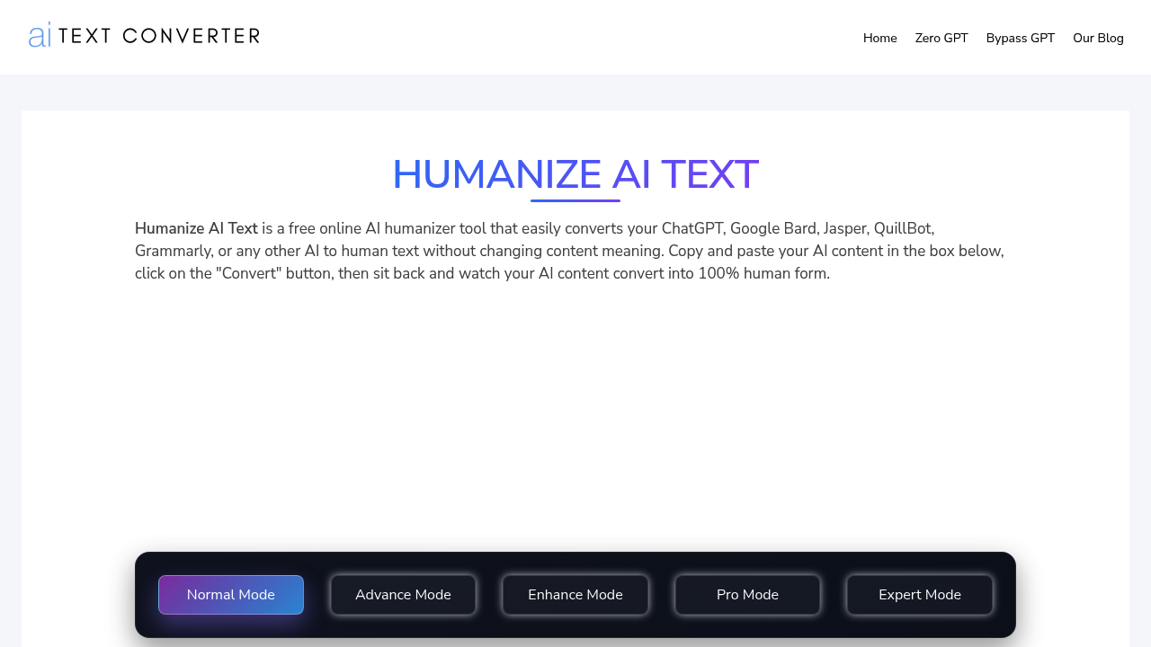AI Text Converter