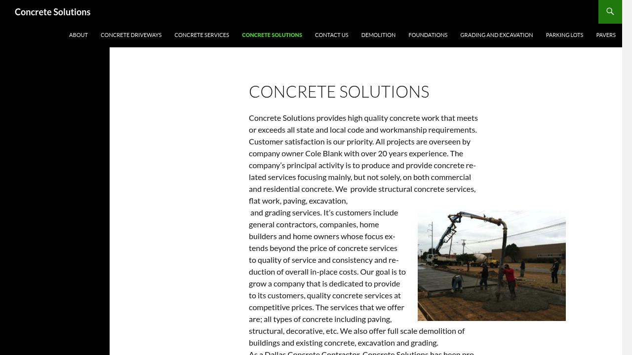 Concrete Solutions