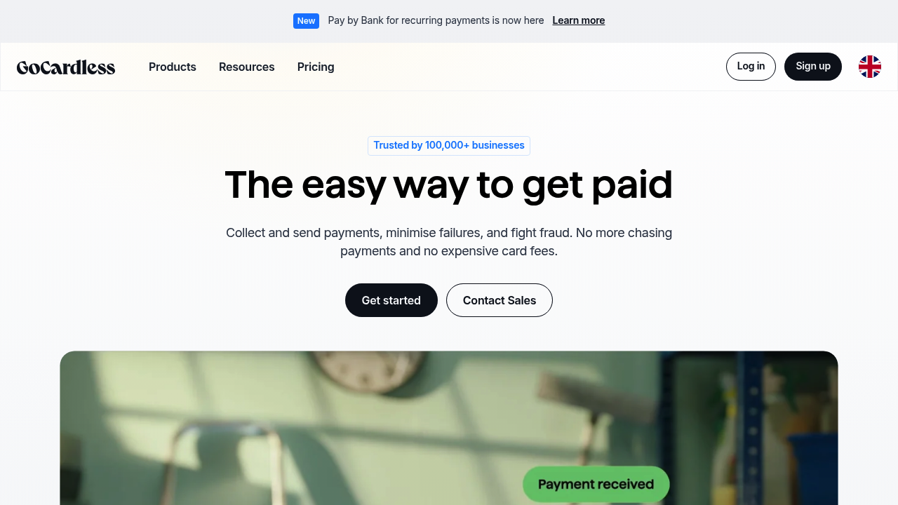 GoCardless payment platform image