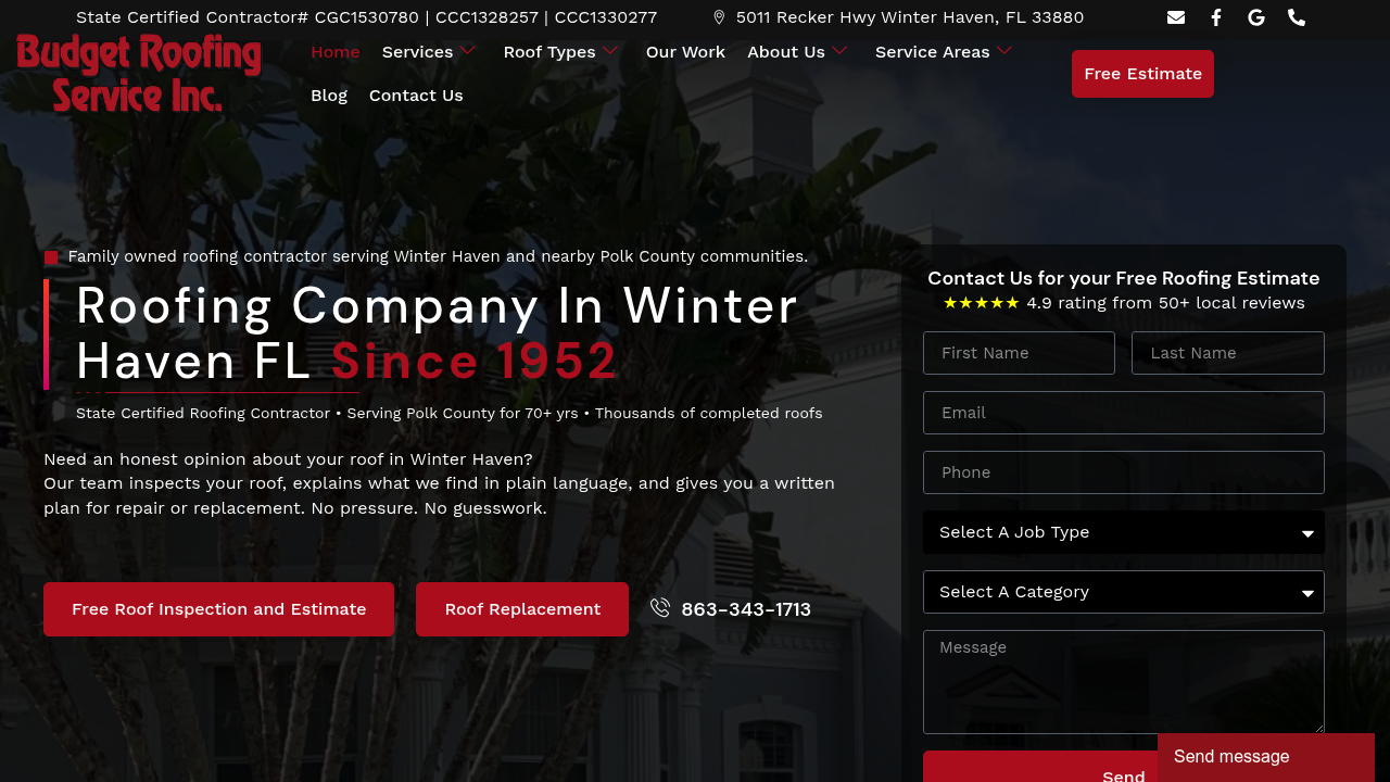 Budget Roofing Service, Inc.