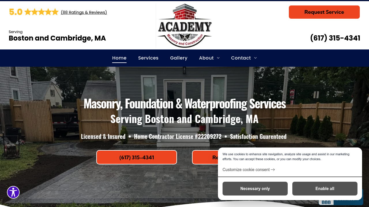 Academy masonry & Construction professional masonry and construction services