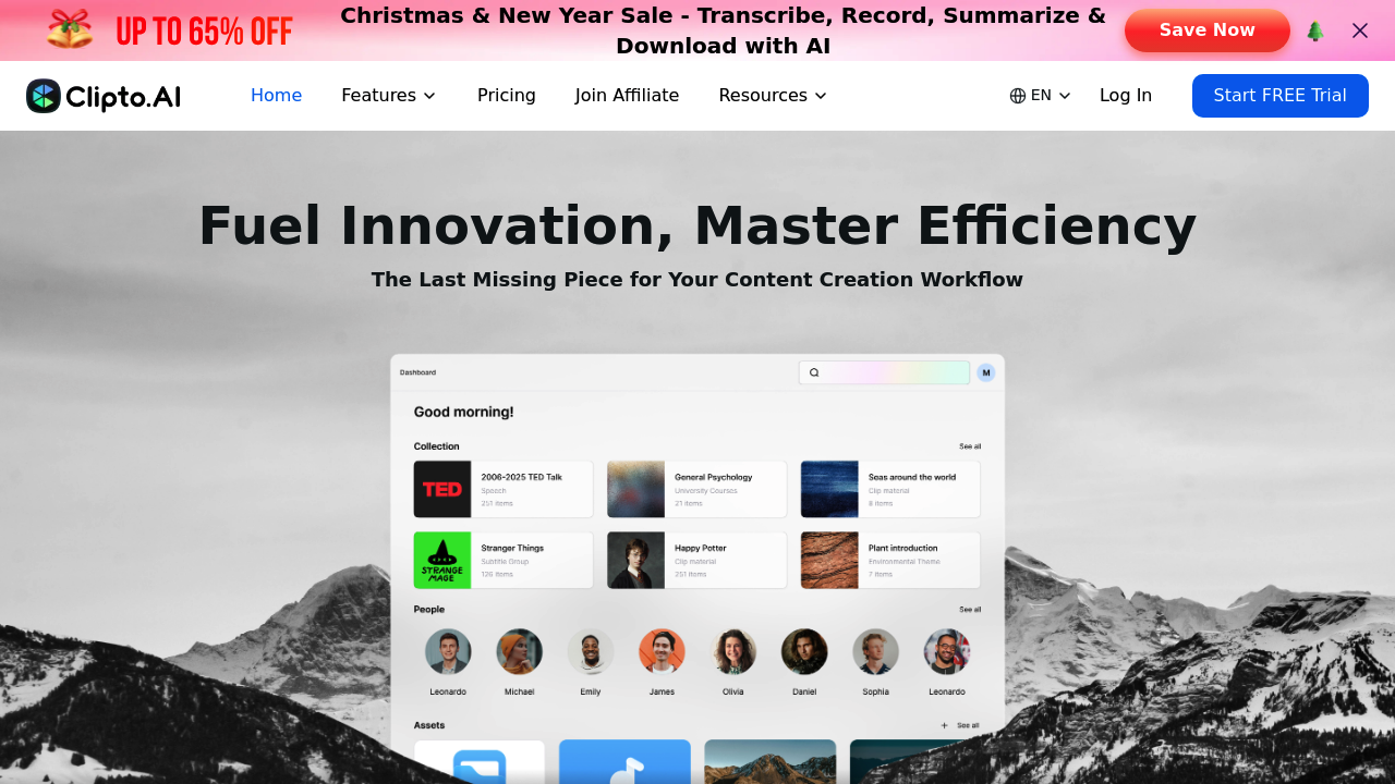 Clipto.AI - Your Private Media Management Assistant