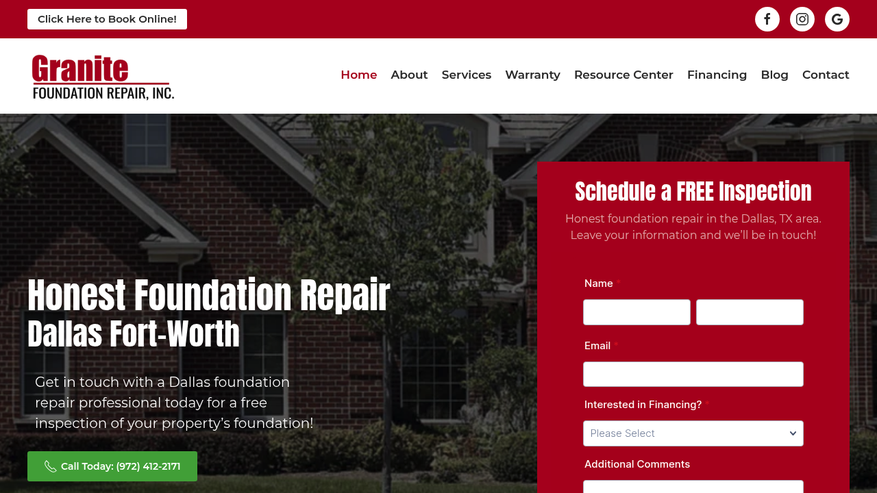 Granite Foundation Repair