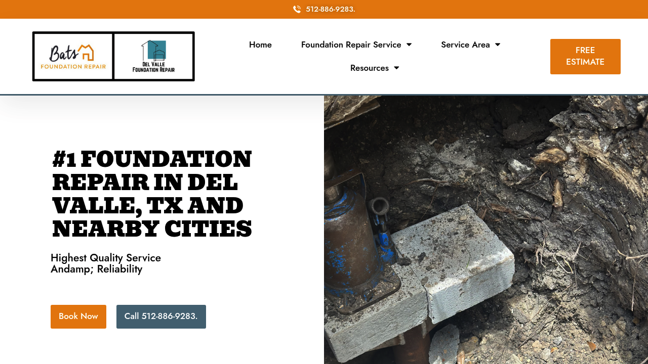 Del Valle Foundation Repair professional foundation repair services