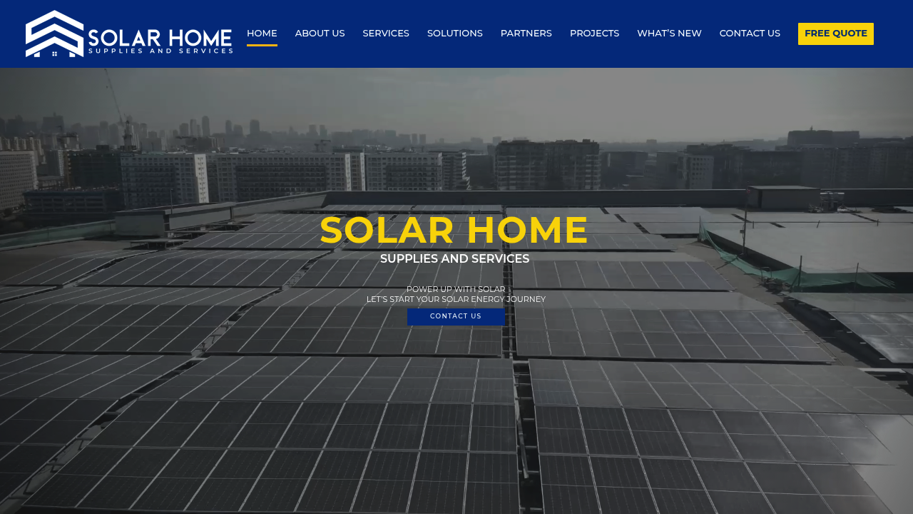 SOLAR HOME SUPPLIES AND SERVICES
