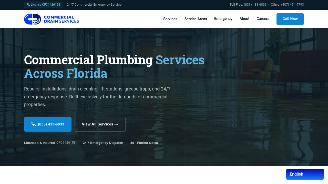 Commercial Drain Services