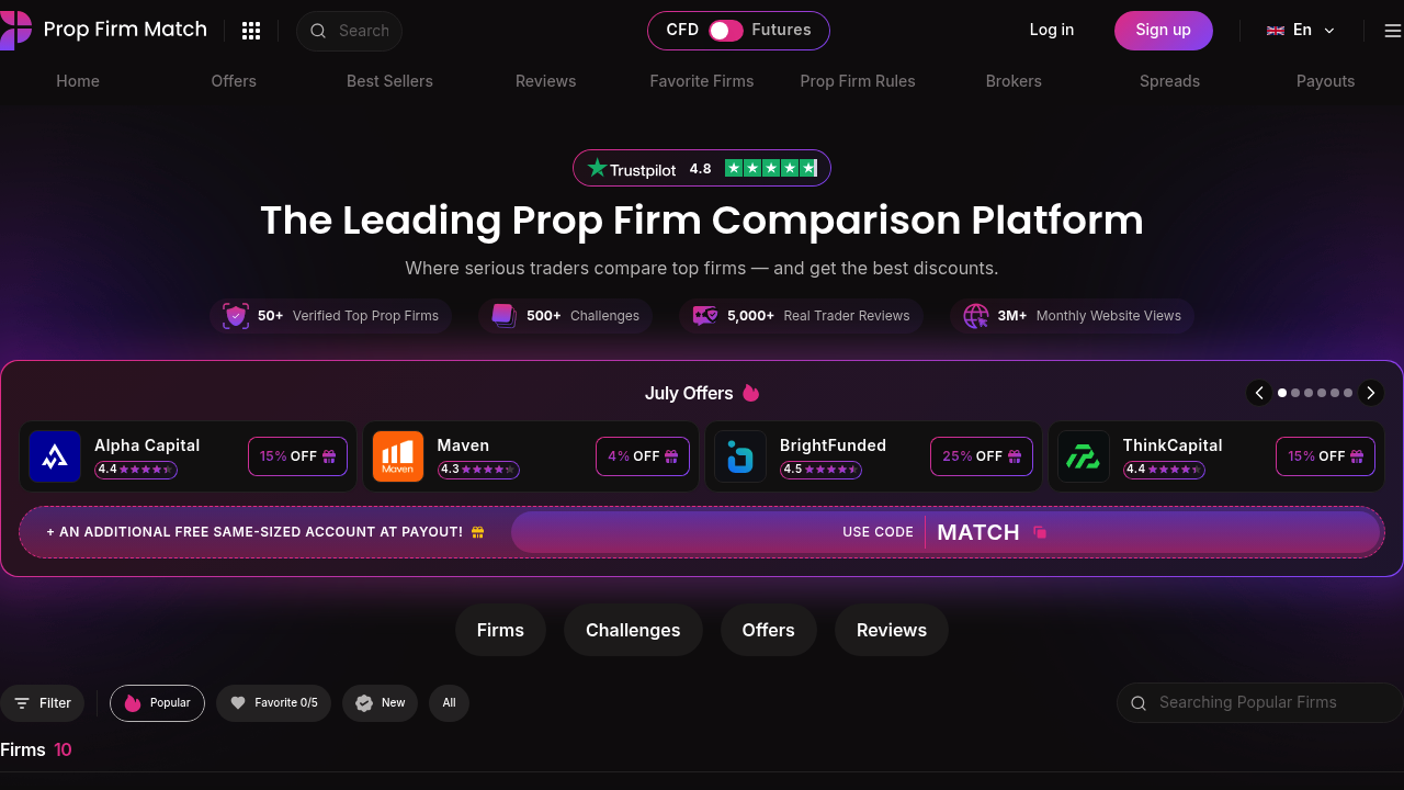 Prop Firm Match